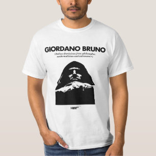 T-shirt de blanc de Giordano Bruno