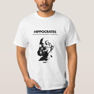 T-shirt de blanc de Hippocrate