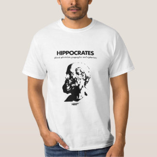 T-shirt de blanc de Hippocrate