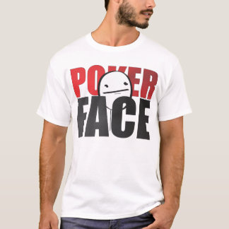 T-shirt de blanc de Meme de visage de tisonnier !