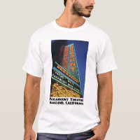T-shirt de blanc de Paramount, Oakland
