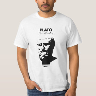 T-shirt de blanc de Platon
