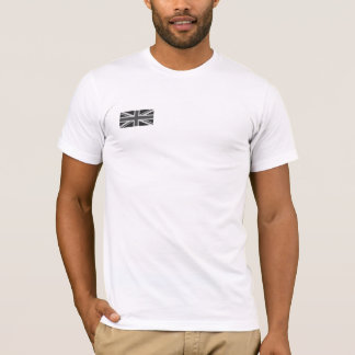 T-shirt de blanc d'Union Jack