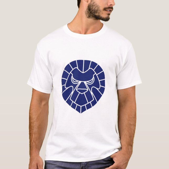 T-shirt de bleu de karma de Jackie (Devant)