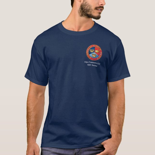 T-shirt de bleu du RAF des hommes (Devant)