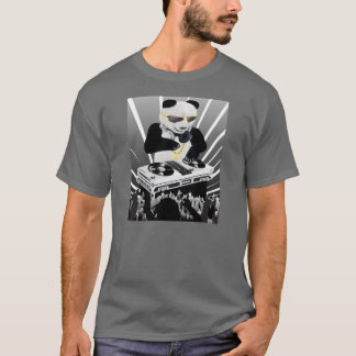 T-shirt de Bling Bling de panda du DJ