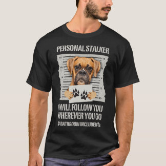 T-Shirt de boîte à chien Stalker personnel
