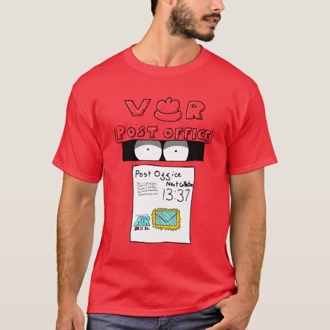T-shirt de boîte de courrier (Devant)