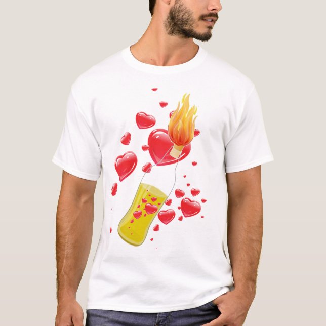 T-shirt de bombe d'amour de Molotov (Devant)