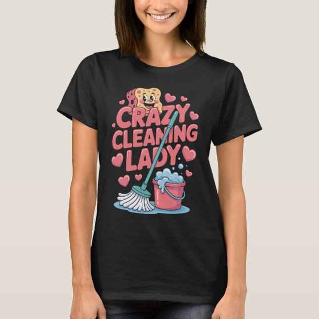 T-shirt de bonne femme de ménage (Devant)