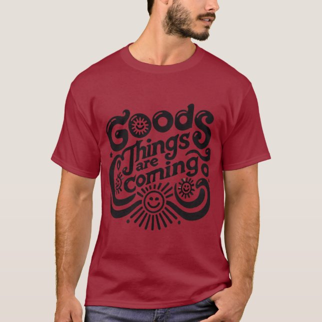 T-SHIRT DE BONNES CHOSES APPARAISSENT (Devant)