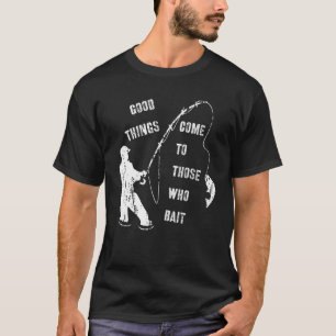 T-shirt De bonnes choses vintage arrivent à ceux qui appur