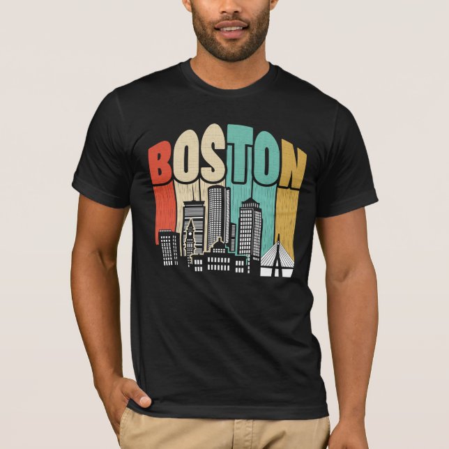 T-shirt de Boston (Devant)