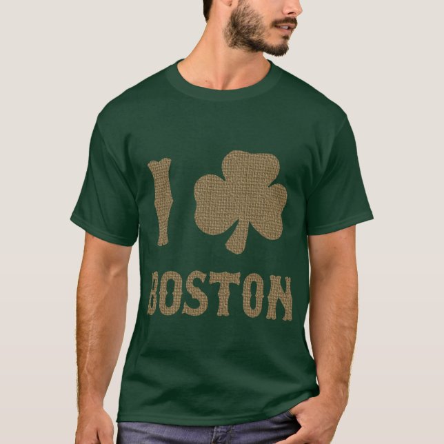 T-shirt de Boston du shamrock I (Devant)