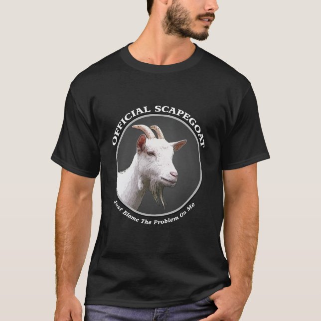 T-shirt de bouc émissaire (couleurs foncées) (Devant)
