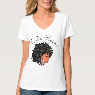T-shirt de BOUCLES "LIZA POPPIN" de CURLZ