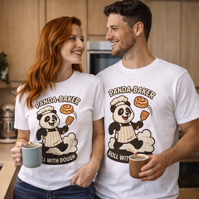 T-Shirt de boulanger drôle et mignon de Panda (Créateur téléchargé)