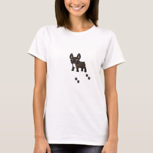 T-shirt de bouledogue français