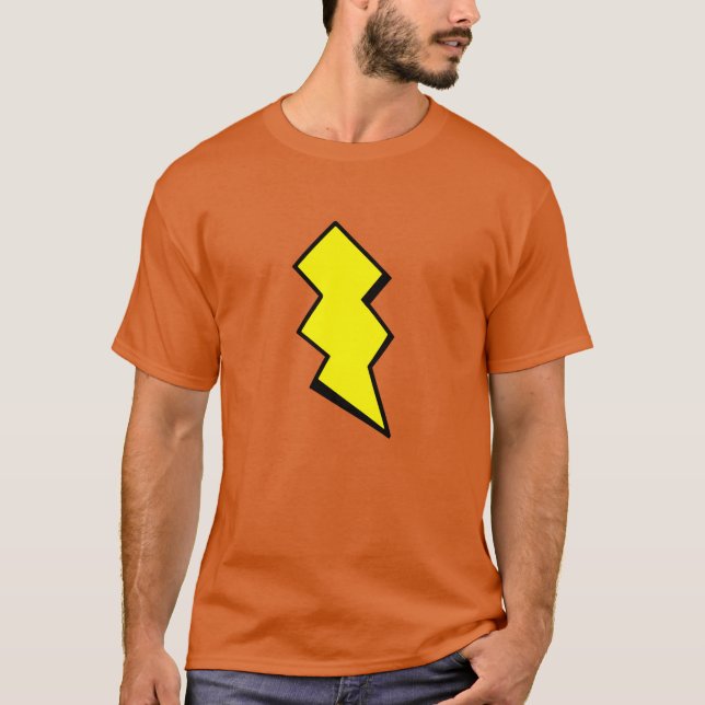 T-shirt de boulon de Skeeter Lighning des hommes (Devant)