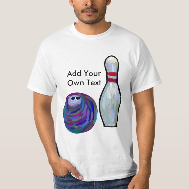 T-shirt de bowling (Devant)
