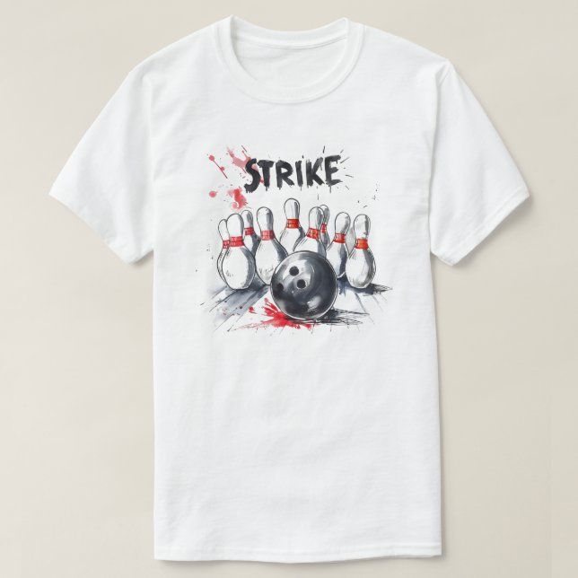T-Shirt de Bowling (Design devant)