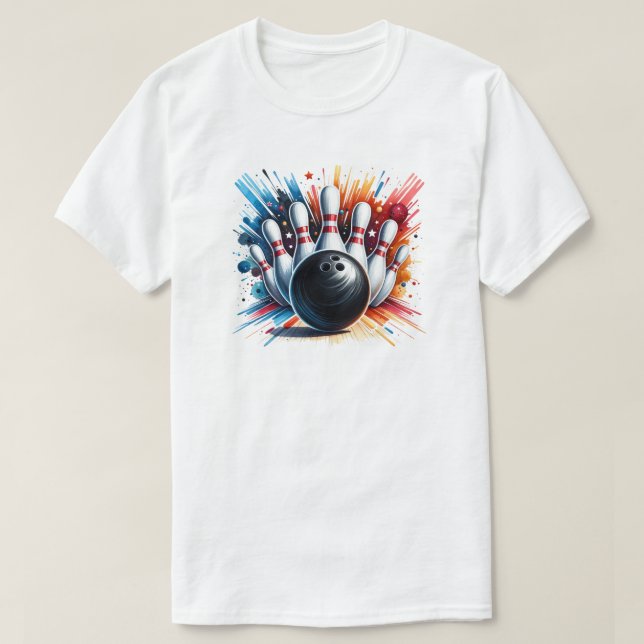 T-Shirt de Bowling (Design devant)