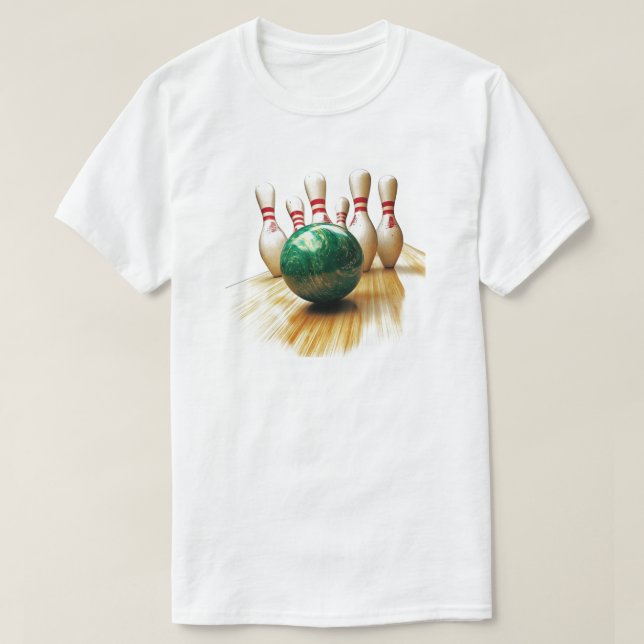T-Shirt de Bowling (Design devant)