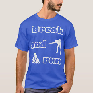 T-shirt de Break et de run pool