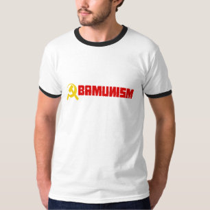 T-shirt de Bumpersticker - d'Obamunism