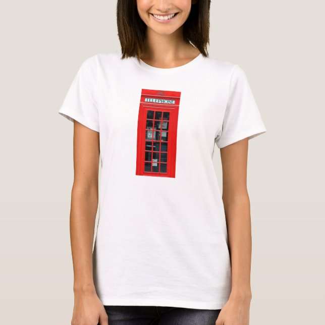 T-shirt de cabine de téléphone de Londres (Devant)