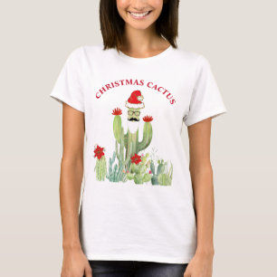 T-shirt de cactus de Noël