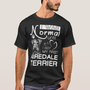 T-shirt de cadeau d'Airedale Terrier pour des