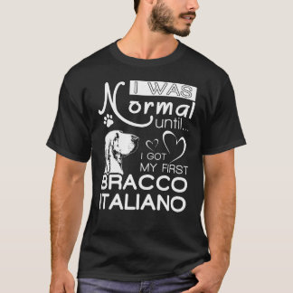 T-shirt de cadeau de Bracco Italiano pour des