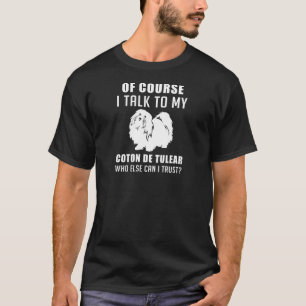 T-shirt de cadeau de Tulear de coton pour des