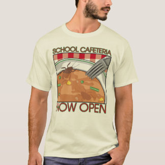 T-shirt de cafétéria de l'école
