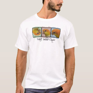 T-shirt de caïque gonflé par blanc coloré