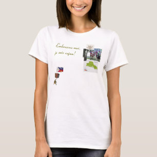 T-shirt de Cajun, Embrassez-moi, suis Ca de je…