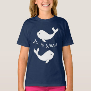 T-shirt de calembour de baleine de beluga (enfant)