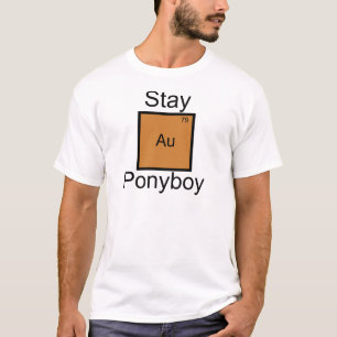 T-shirt de calembour d'élément de Ponyboy d'or d