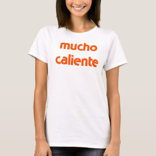 T-shirt de caliente de mucho