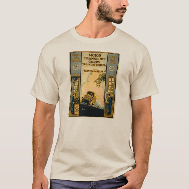 T-shirt de camion d'armée (Devant)