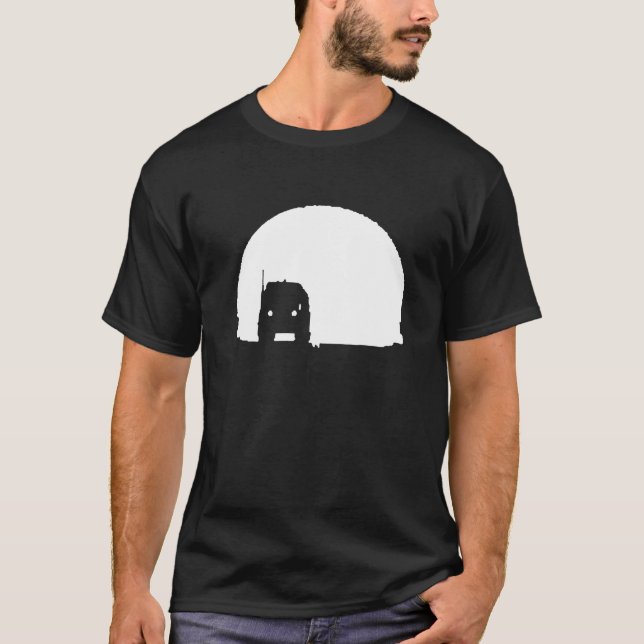 T-shirt de camion de duel - personnalisable (Devant)