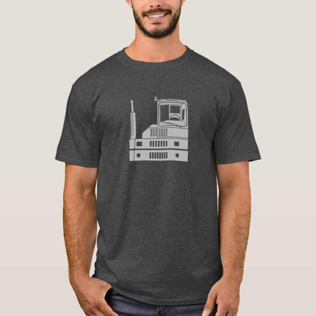 T-Shirt de camion de manutention (Devant)