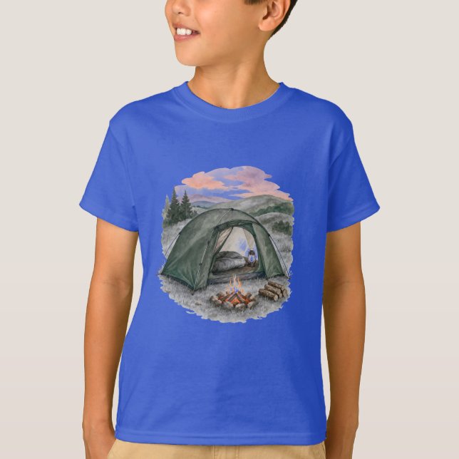 T-shirt de camping (Devant)