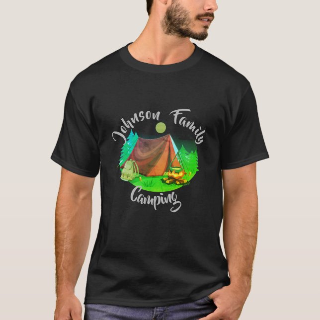 T-Shirt de camping personnalisé (Devant)