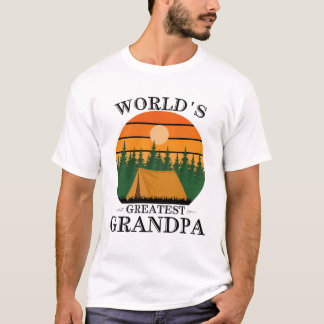 T-shirt de camping pour le plus grand des papas ve