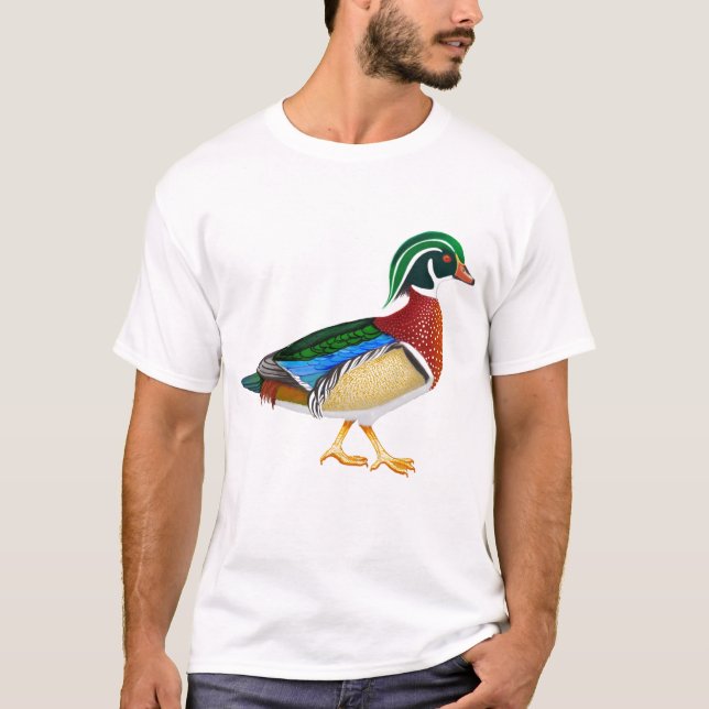 T-shirt de canard en bois (Devant)