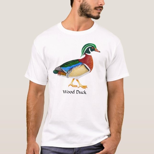 T-shirt de canard en bois (Devant)