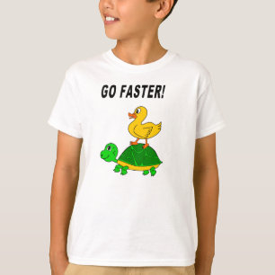 T-shirt de canard et de tortue