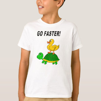 T-shirt de canard et de tortue